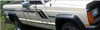 1987-90 Jeep Comanche SPORTRUCK Side Stripe Kit - One Color Format